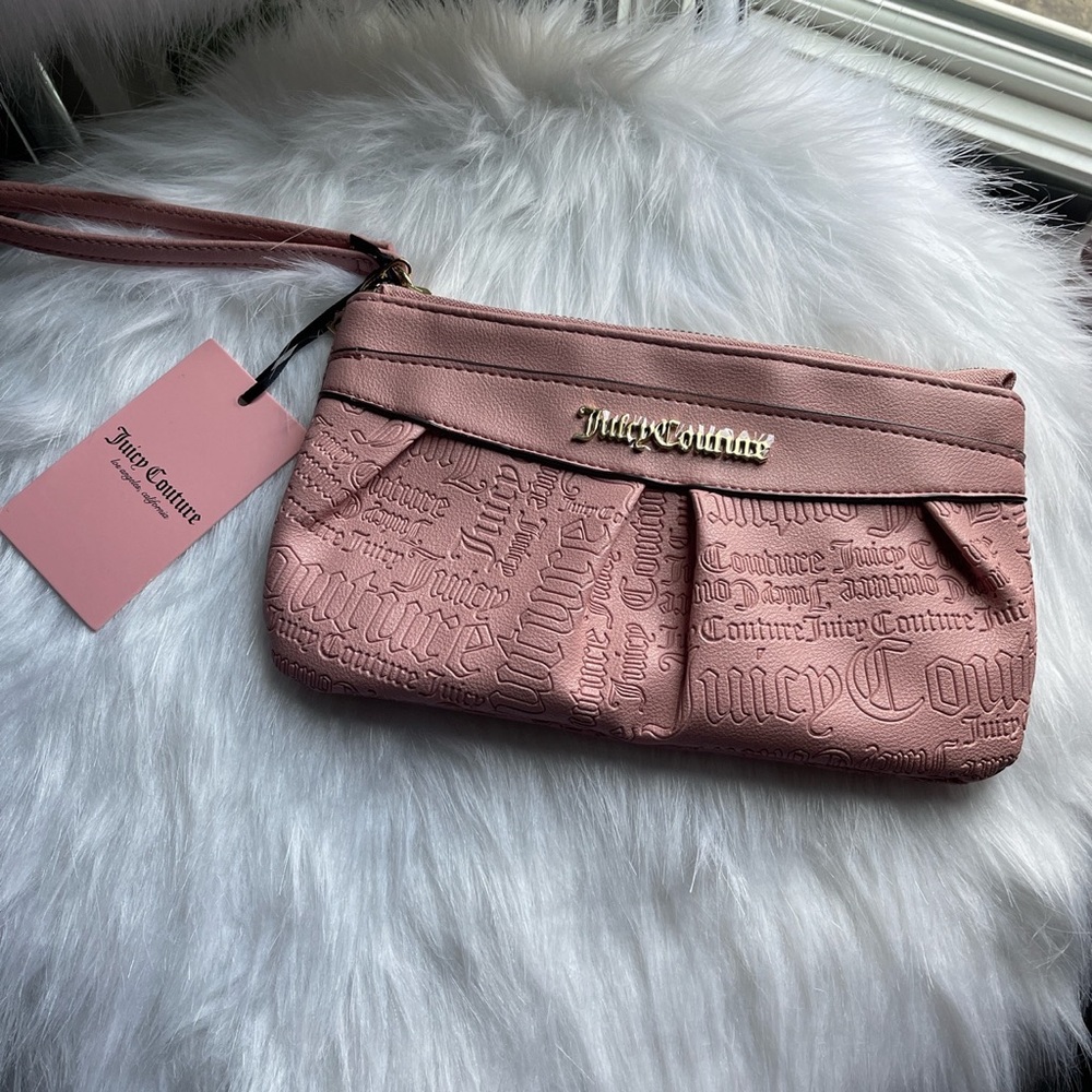 Juicy Couture mauve wristlet NWT